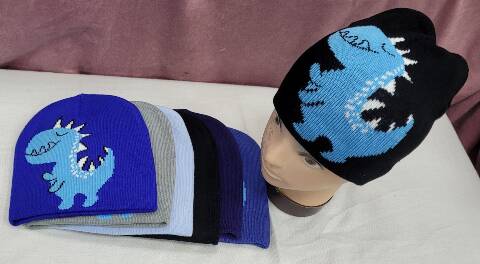 Czapka chłopięca zimowa 8784 Mix kolor Standard (Towar Ploskie)