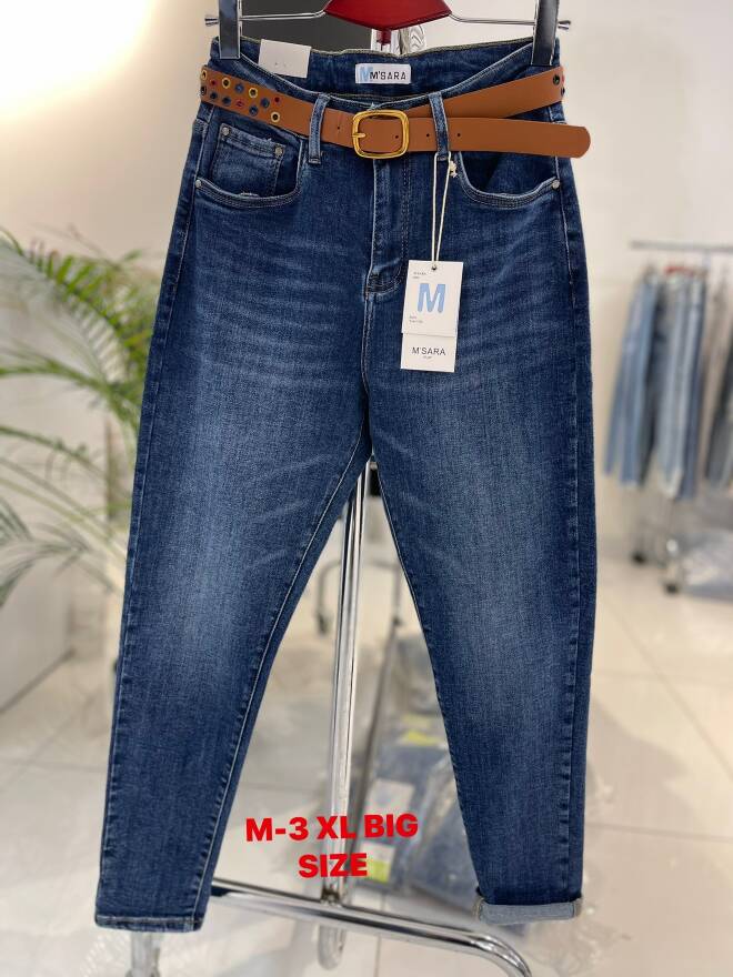 Jeansy damskie 8813 1 kolor  M-3XL