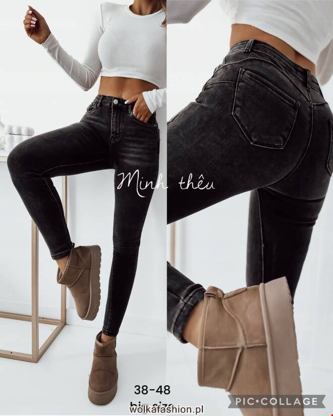 Jeansy damskie 8816 1 kolor  38-48