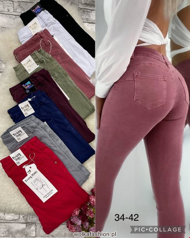 Jeansy damskie 8820 1 kolor  34-42