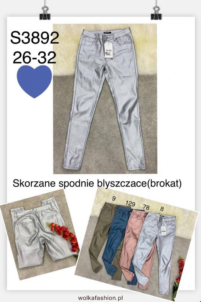 Spodnie Damskie S3892 1 kolor  26-32 1