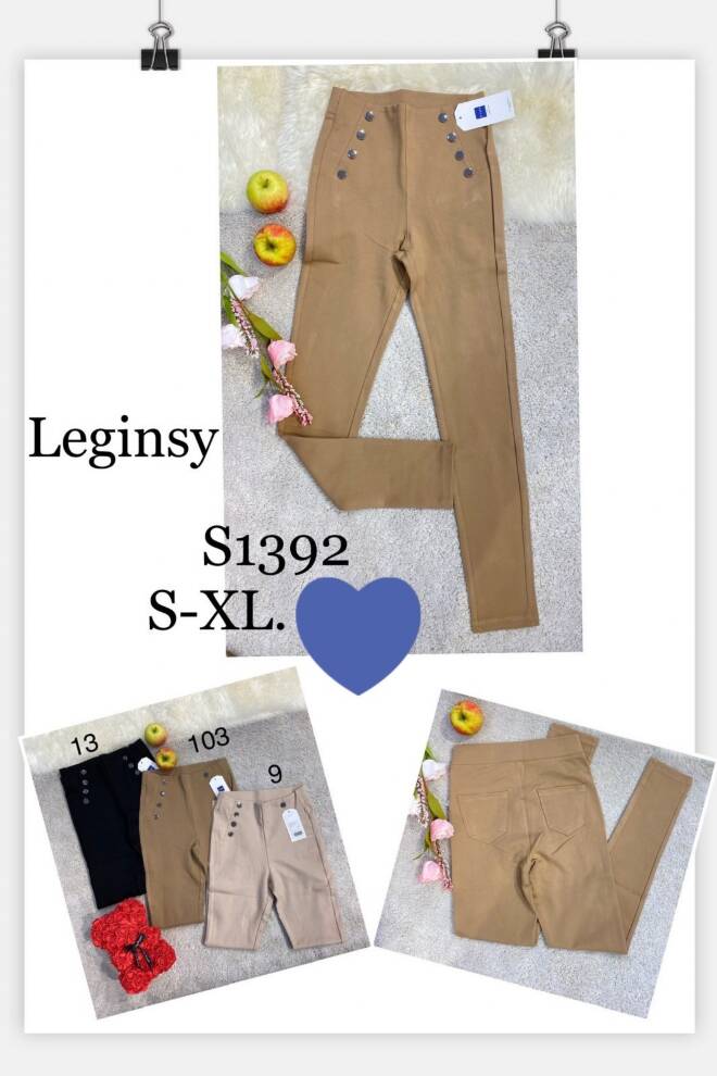 Spodnie Damskie S1392 1 kolor  S-XL