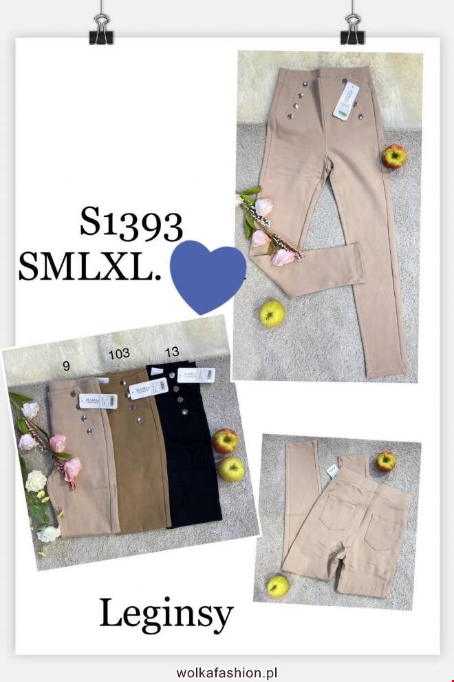Spodnie Damskie S1393 1 kolor  S-XL