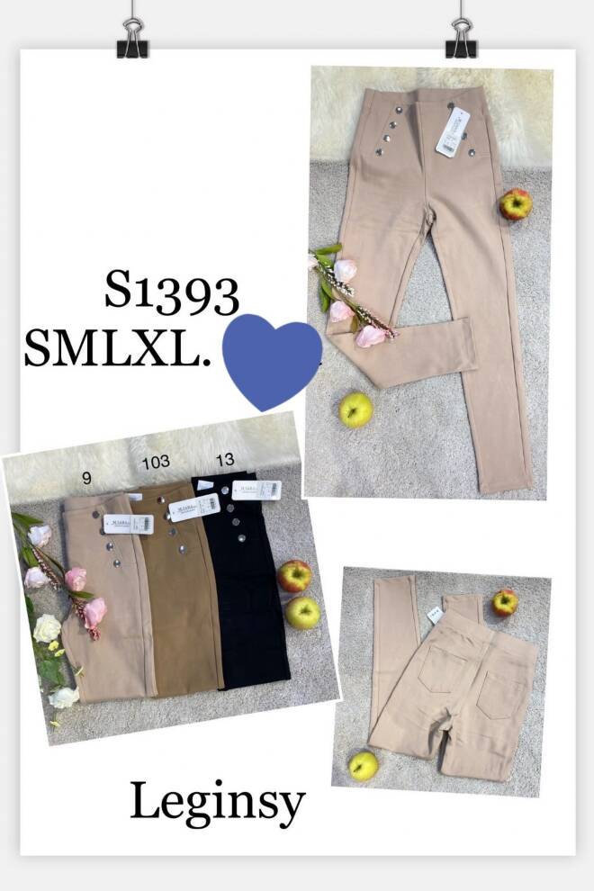 Spodnie Damskie S1393 1 kolor  S-XL 1
