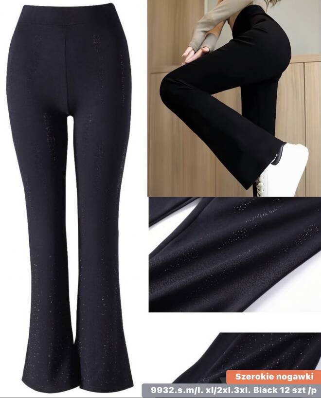 Leginsy damskie 9932 1 kolor  S-3XL