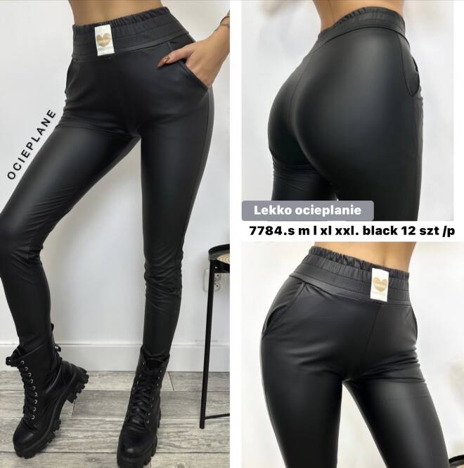 Spodnie damskie 7784 1 kolor  S-2XL