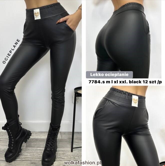 Spodnie damskie 7784 1 kolor  S-2XL