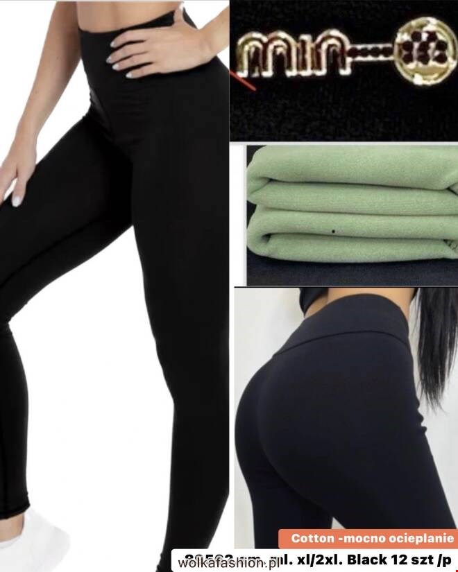 Leginsy damskie 89562 1 kolor  S-2XL