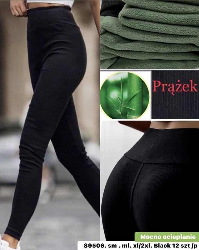 Leginsy damskie 89506 1 kolor  S-2XL 1