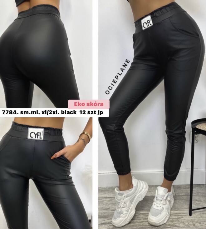 Spodnie damskie 7784 1 kolor  S-2XL