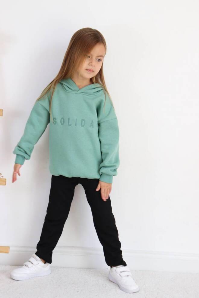 Bluza  dziewczęca 8889 1 kolor  4-14