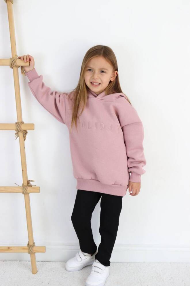 Bluza  dziewczęca 8891 1 kolor  4-14