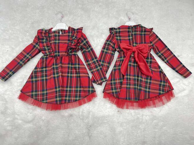 Sukienka dziewczęce 8905 1 kolor  2-12 1