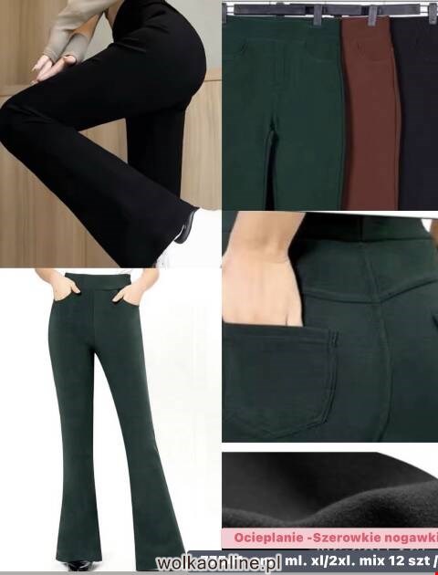 Spodnie zimowe damskie 77541 Mix kolor S-3XL