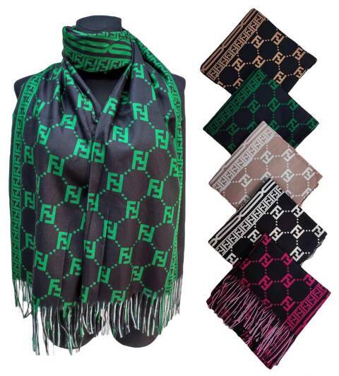 Szaliki damskie 0487 Mix kolor Standard