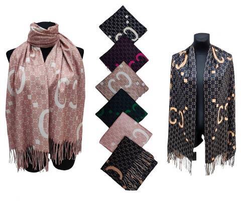 Szaliki damskie 0488 Mix kolor Standard