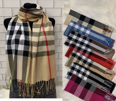 Szaliki damskie 0497 Mix kolor Standard