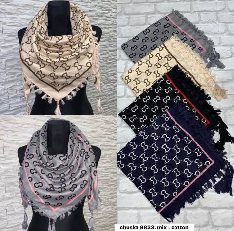 Chustka damskie 0512 Mix kolor Standard