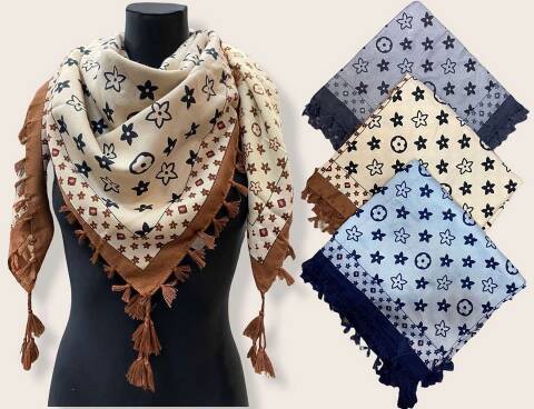 Chustka damskie 0514 Mix kolor Standard