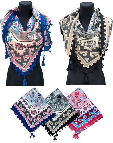 Chustka damskie 0520 Mix kolor Standard