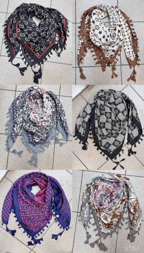 Chustka damskie 0522 Mix kolor Standard