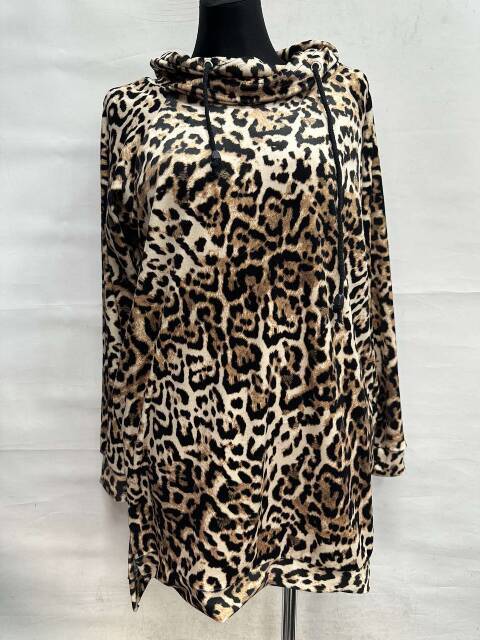 Tunika damskie 0814 1 kolor XL-3XL (Towar Ploskie)