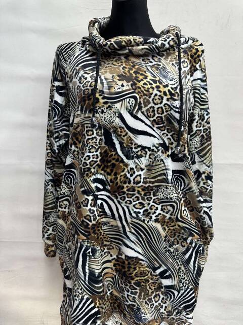 Tunika damskie 0815 1 kolor XL-3XL (Towar Ploskie) 1