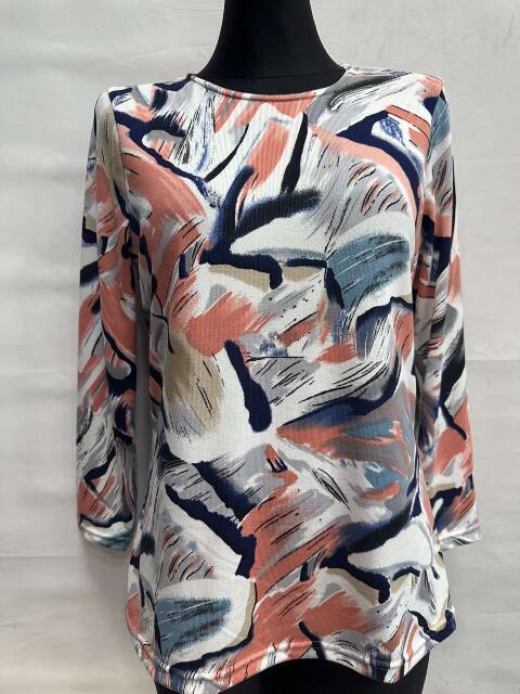 Bluzka damskie 0822 1 kolor L-4XL (Towar Ploskie)