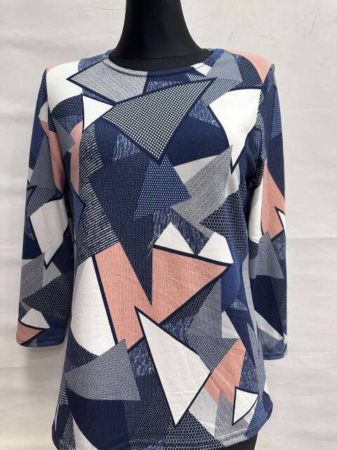 Bluzka damskie 0823 1 kolor L-4XL (Towar Ploskie)