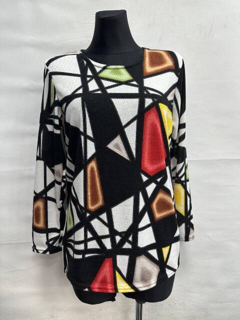 Bluzka damskie 0839 1 kolor L-4XL (Towar Ploskie)