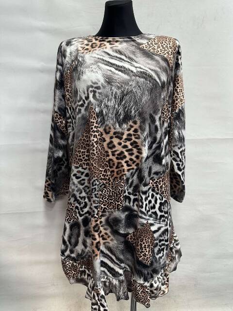 Tunika damskie 0842 Mix kolor Standard (Towar Ploskie)