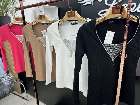 Bluzka damskie 1123 1 kolor Standard (Towar Tureckie)