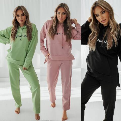 Komplet damskie 1132 1 kolor S-XL (Towar Tureckie)