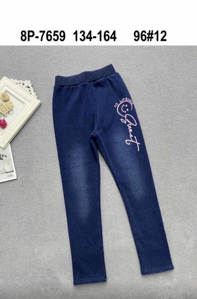 Leginsy dziewczęce 8P-7659 1 kolor  134-164 1