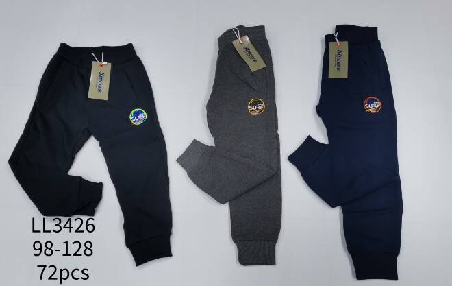 Spodenki dresowe chłopięce LL3426 Mix KOLOR  98-128 1