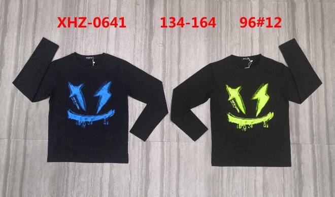 Bluzka chłopięca XHZ-0641 Mix KOLOR  134-164 1