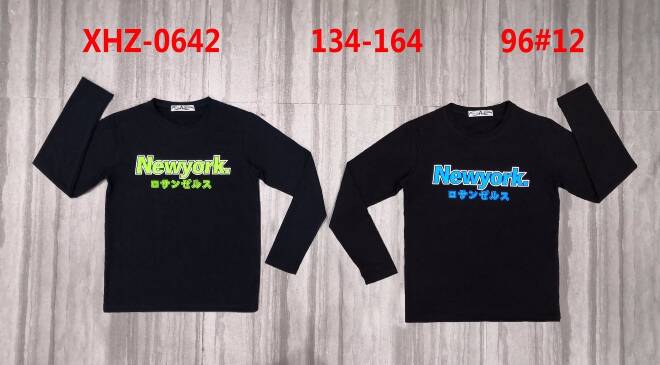 Bluzka chłopięca XHZ-0642 Mix KOLOR  134-164 1