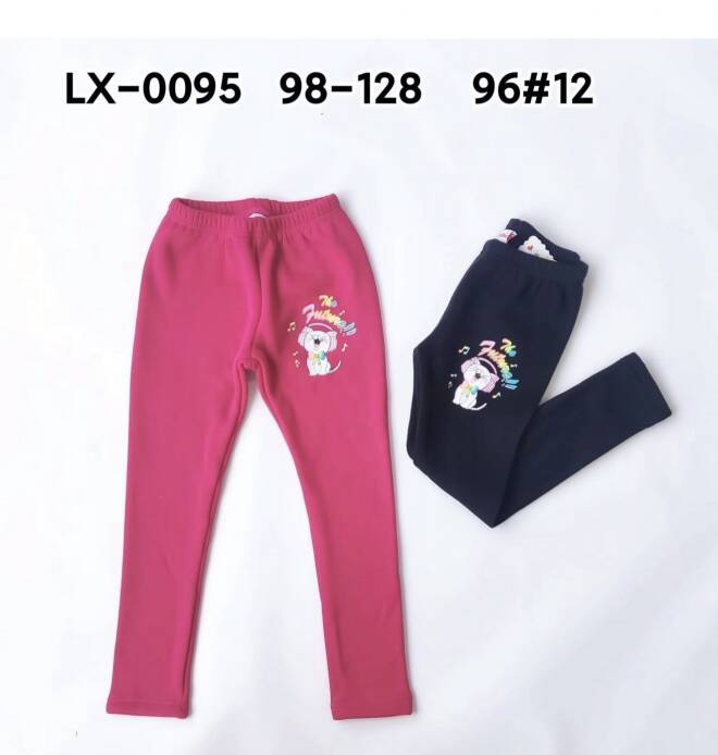 Leginsy dziewczęce LX-0095 Mix KOLOR  98-128 1