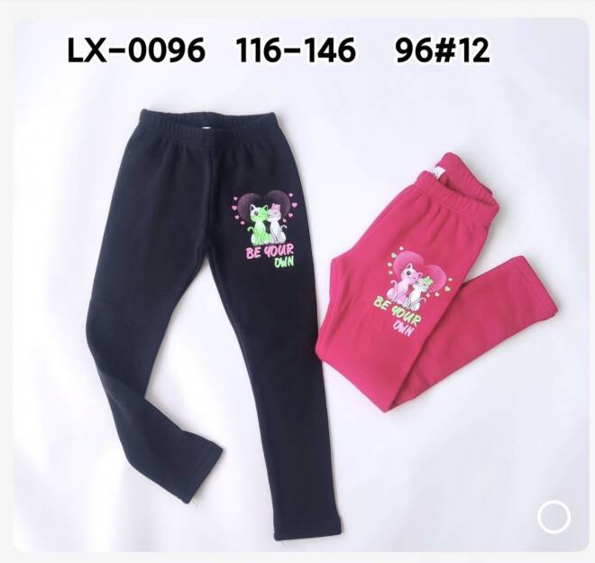 Leginsy dziewczęce LX-0096 Mix KOLOR  116-146 1