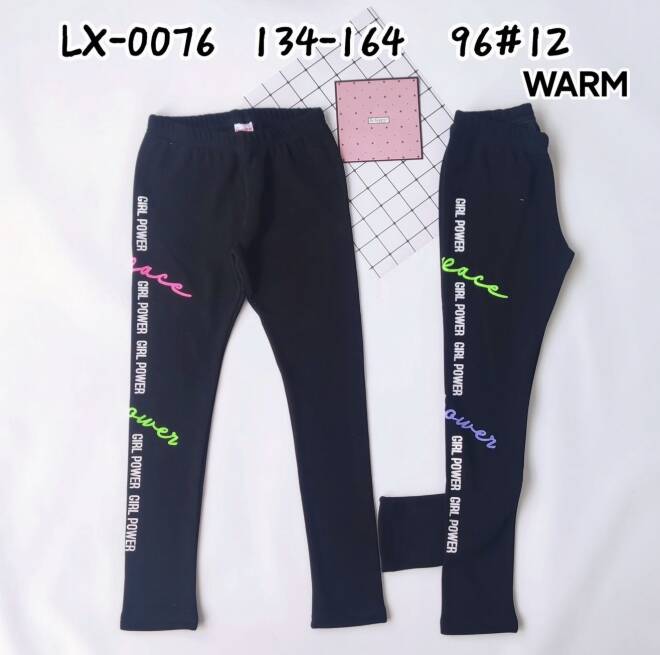 Leginsy dziewczęce LX-0076 Mix KOLOR  134-164 1