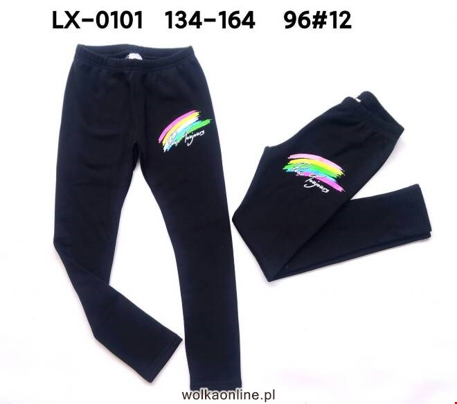 Leginsy dziewczęce LX-0101 Mix KOLOR  134-164