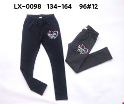 Leginsy dziewczęce LX-0098 Mix KOLOR  134-164