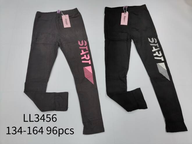 Leginsy dziewczęce LL3456 Mix KOLOR  134-164 1