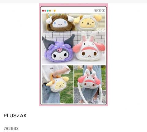 Pluszak 782963 Mix kolor Standard