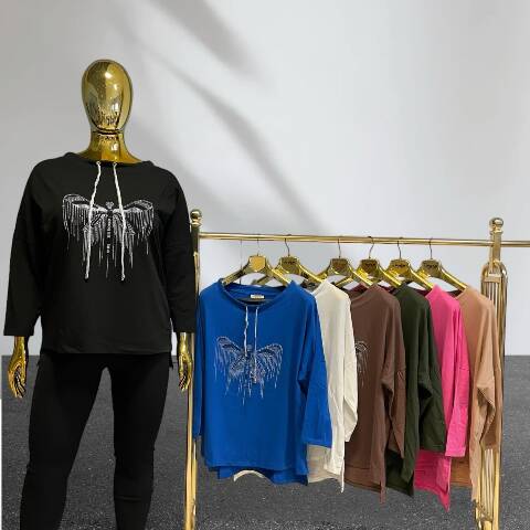 Bluzka damskie 3280 1 kolor Standard 