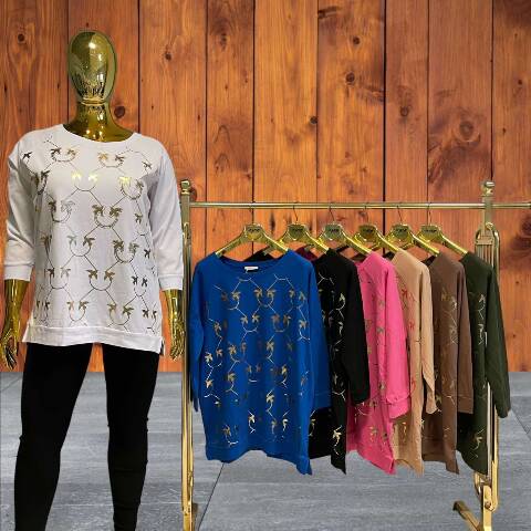 Bluzka damskie 3286 1 kolor Standard 