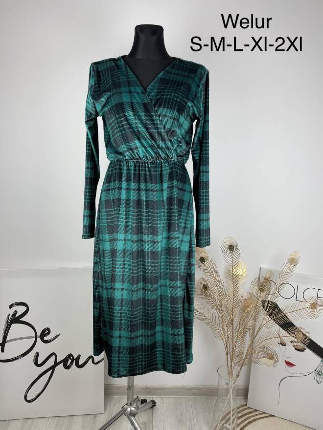 Sukienka damskie 3380 1 kolor  S-2XL (Towar Polskie) 1