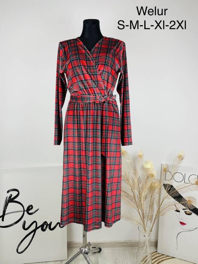 Sukienka damskie 3381 1 kolor  S-2XL (Towar Polskie) 1