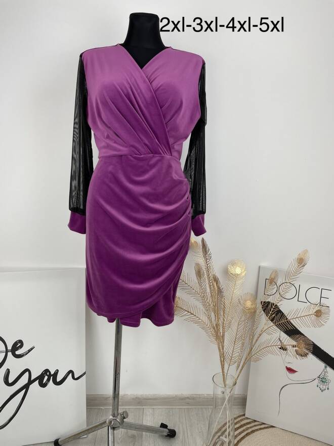 Sukienka damskie 3405 1 kolor  2XL-5XL (Towar Polskie) 1