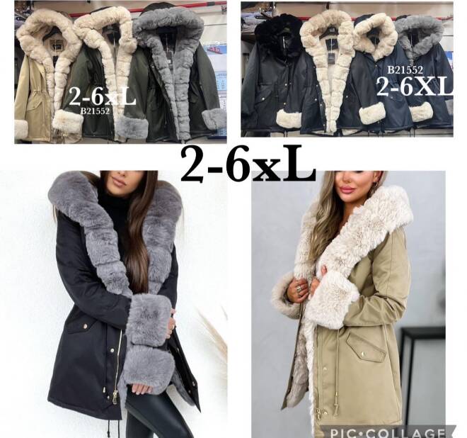 Kurtka damskie B21552 1 kolor  2XL-6XL 1